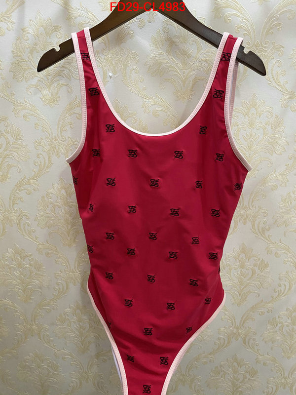 Swimsuit-Fendi,best quality designer , ID：CL4983,$: 29USD