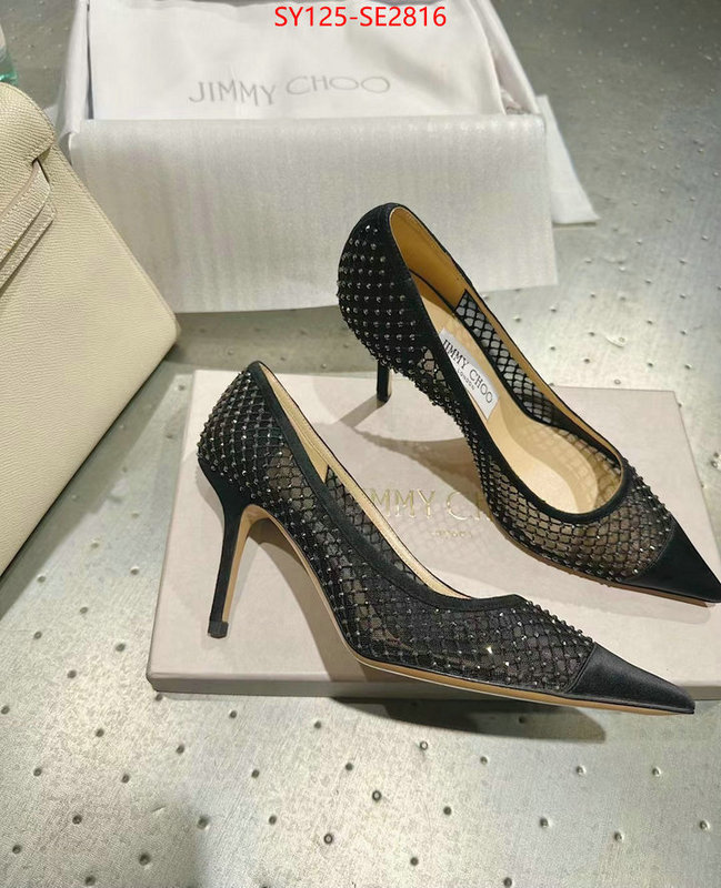 Women Shoes-Jimmy Choo,replica 1:1 high quality , ID: SE2816,$: 125USD