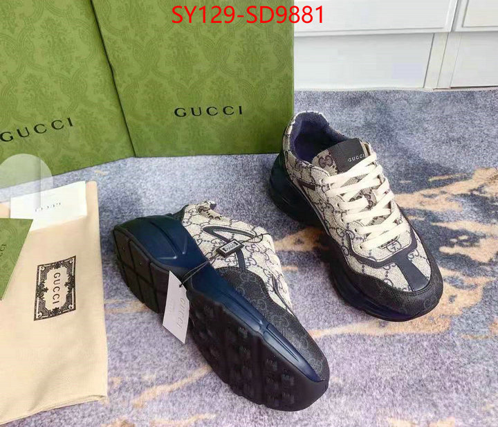 Men Shoes-Gucci,replica 2023 perfect luxury , ID: SD9881,$: 129USD