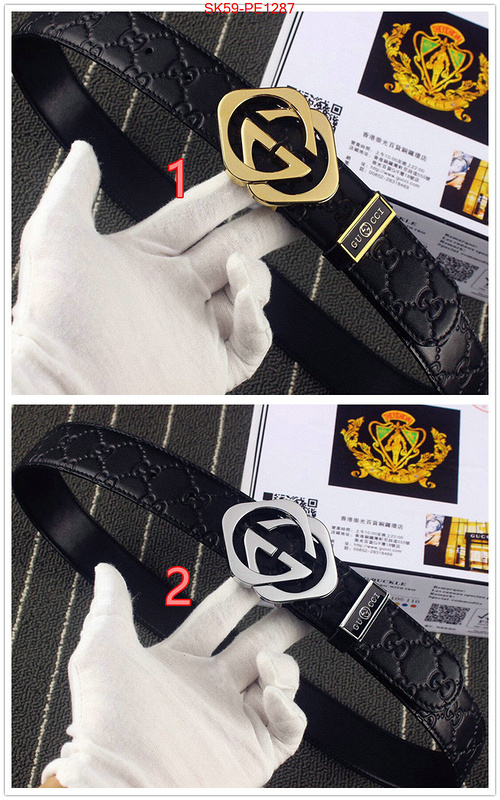 Belts-Gucci,buy 2023 replica , ID: PE1287,$: 59USD