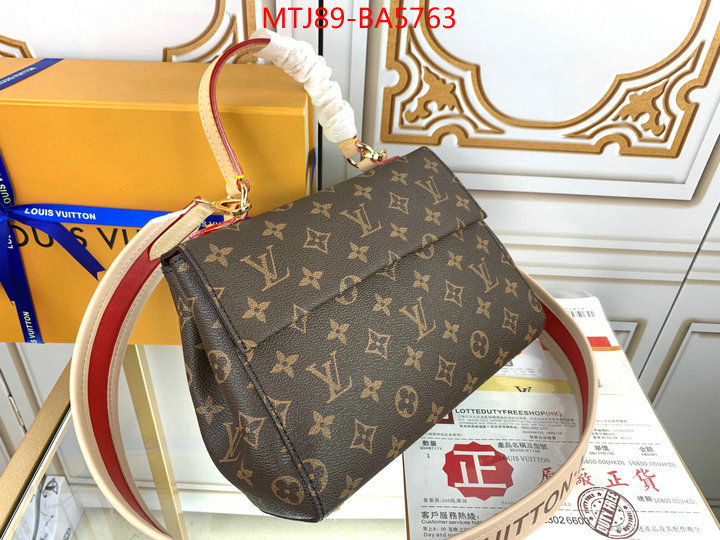 LV Bags(4A)-Handbag Collection-,ID: BA5763,$: 89USD