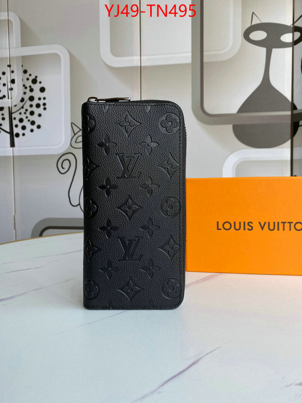 LV Bags(4A)-Wallet,ID: TN495,$: 49USD