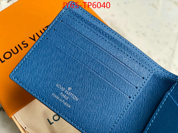 LV Bags(TOP)-Wallet,ID: TP6040,$: 65USD