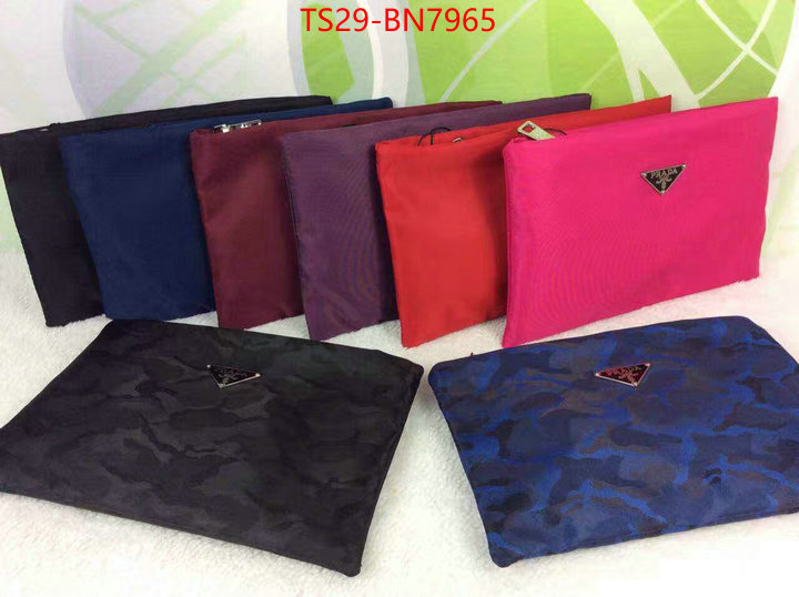 Prada Bags(4A)-Clutch-,where quality designer replica ,ID: BN7965,$: 29USD