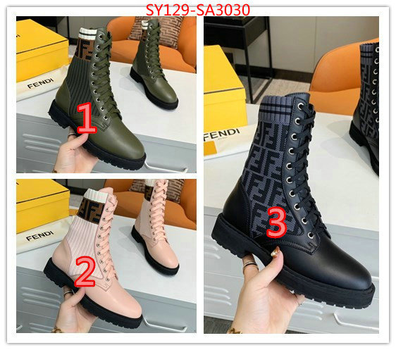 Women Shoes-Fendi,best replica quality , ID:SA3030,$: 129USD