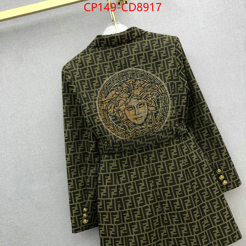 Clothing-Fendi,buy best quality replica , ID: CD8917,$: 149USD