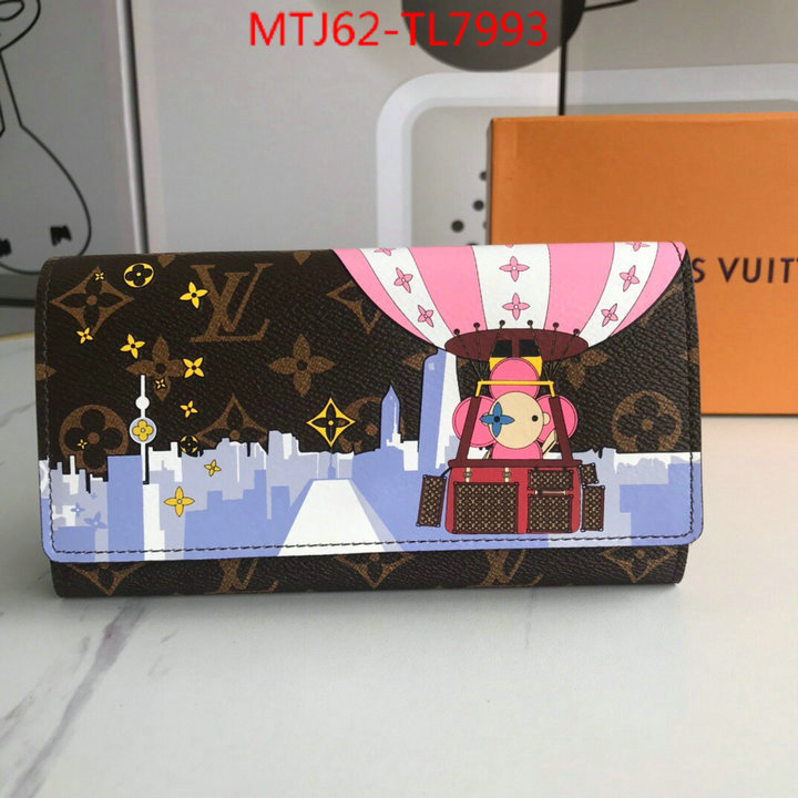 LV Bags(4A)-Wallet,ID: TL7993,$: 62USD