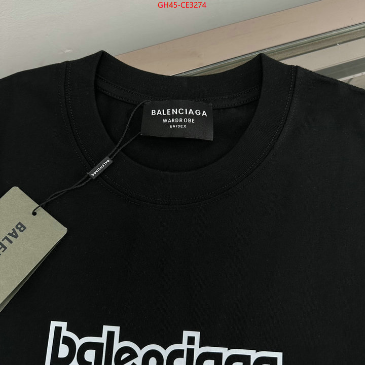 Clothing-Balenciaga,what is top quality replica , ID: CE3274,$: 45USD