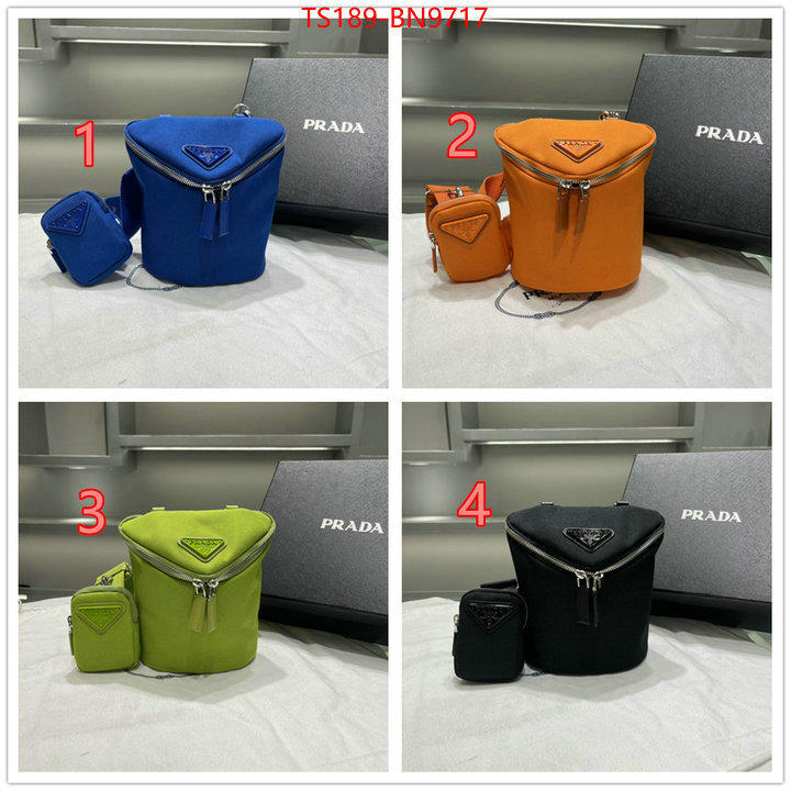 Prada Bags(TOP)-Diagonal-,ID: BN9717,$: 189USD