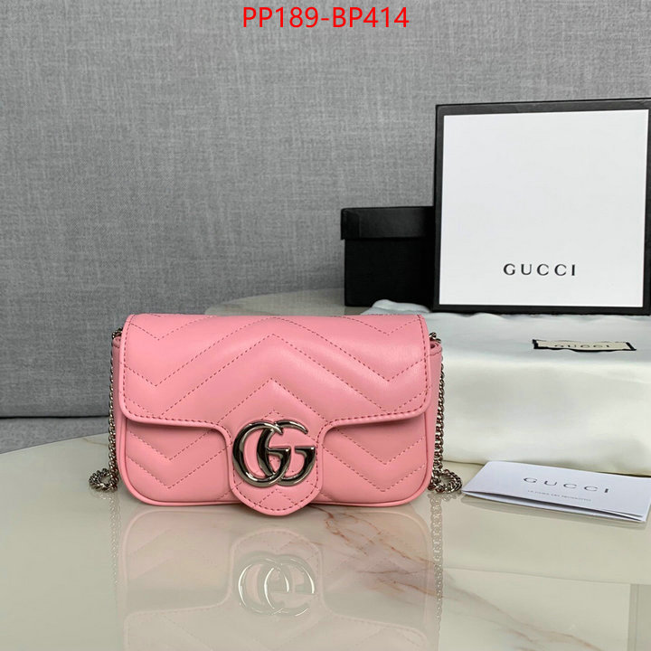 Gucci Bags(TOP)-Marmont,ID: BP414,$:189USD