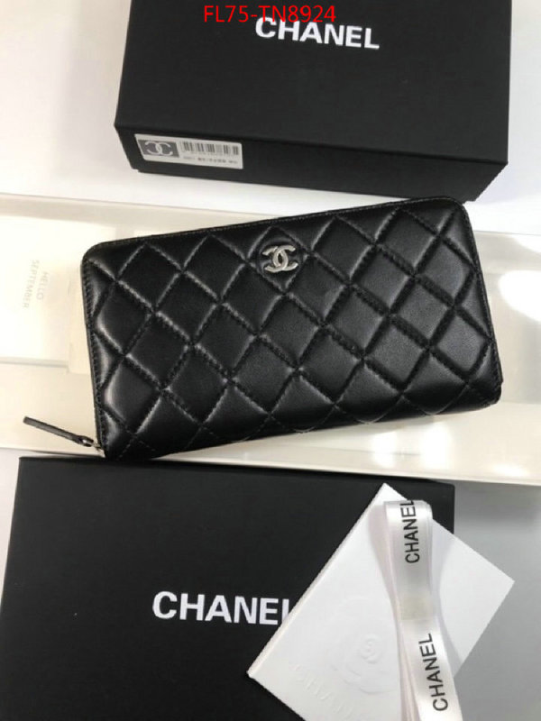 Chanel Bags(4A)-Wallet-,ID: TN8924,$: 75USD