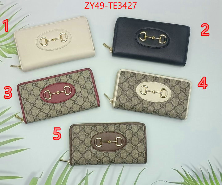 Gucci Bags(4A)-Wallet-,best replica quality ,ID: TE3427,$: 49USD