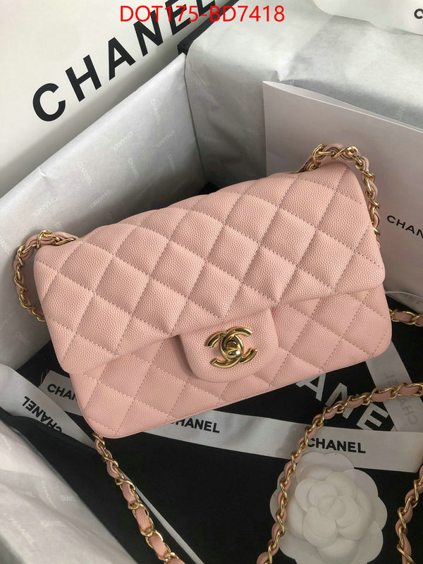 Chanel Bags(TOP)-Diagonal-,ID: BD7418,$: 175USD