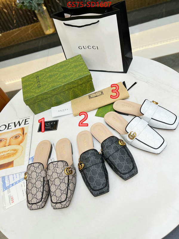 Women Shoes-Gucci,for sale cheap now , ID: SD1607,$: 75USD