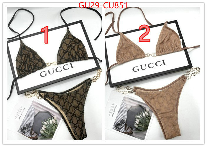 Swimsuit-GUCCI,replica 2023 perfect luxury , ID: CU851,$: 29USD