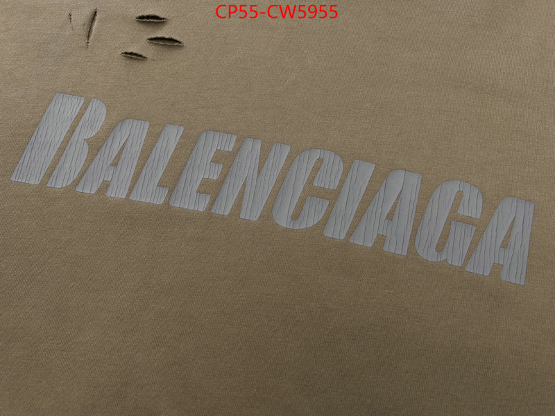 Clothing-Balenciaga,aaaaa+ replica designer , ID: CW5955,$: 55USD