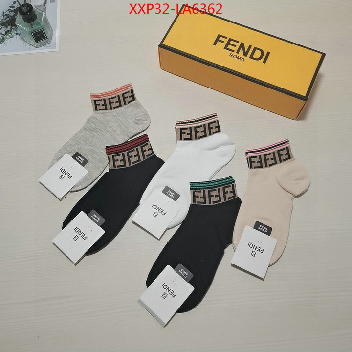 Sock-Fendi,wholesale designer shop , ID: LA6362,$: 32USD