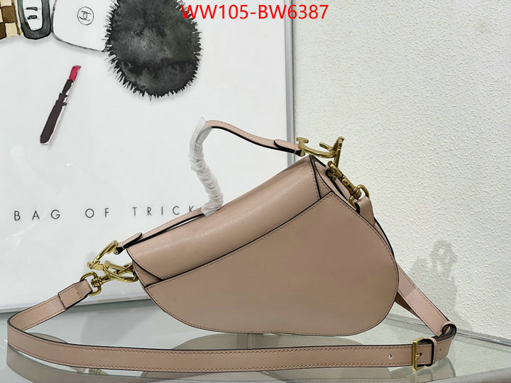 Dior Bags(4A)-Saddle-,ID: BW6387,$: 105USD