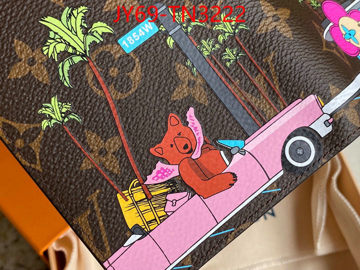 LV Bags(TOP)-Wallet,ID: TN3222,$: 69USD