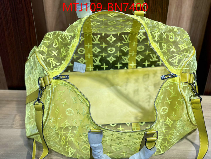 LV Bags(4A)-Keepall BandouliRe 45-50-,replica best ,ID: BN7400,$: 109USD