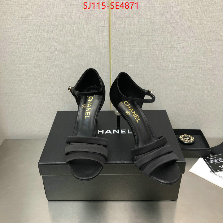 Women Shoes-Chanel,mirror copy luxury , ID: SE4871,$: 115USD