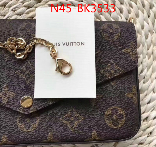 LV Bags(4A)-New Wave Multi-Pochette-,the best quality replica ,ID: BK3533,$: 45USD