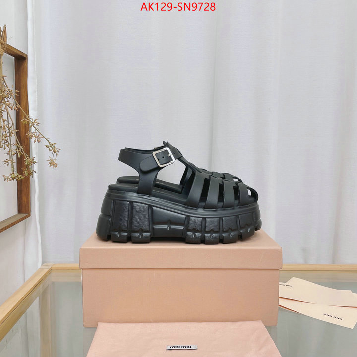 Women Shoes-Miu Miu,mirror quality , ID: SN9728,$: 129USD