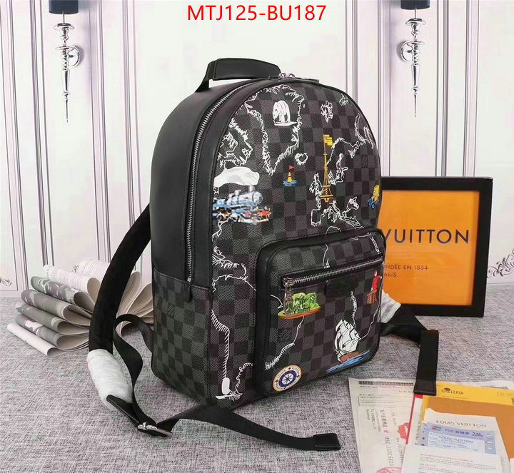 LV Bags(4A)-Backpack-,replica every designer ,ID: BU187,$: 125USD