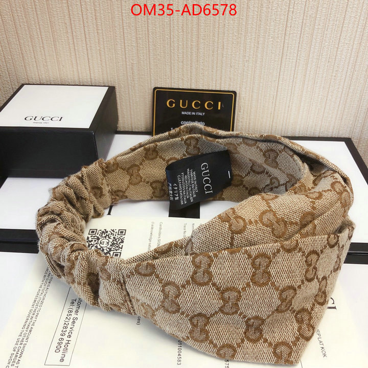 Hair band-Gucci,shop the best high authentic quality replica , ID: AD6578,$: 35USD
