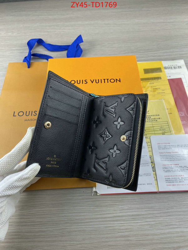 LV Bags(4A)-Wallet,ID: TD1769,$: 45USD