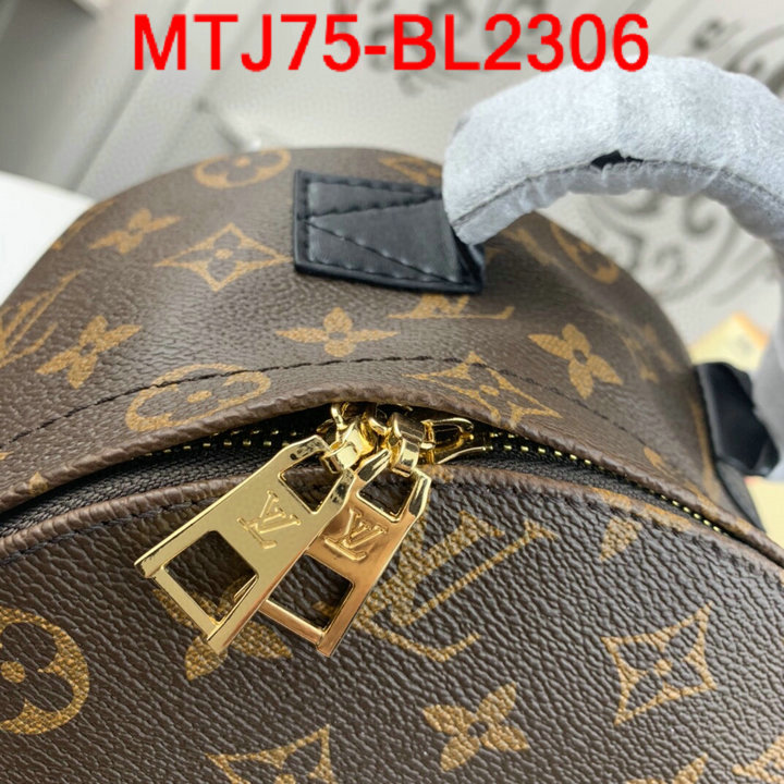 LV Bags(4A)-Backpack-,ID：BL2306,$:75USD