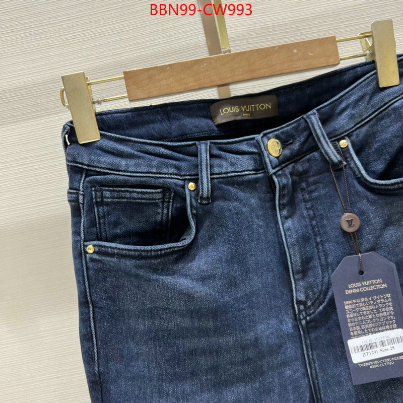 Clothing-LV,what is a counter quality , ID: CW993,$: 99USD