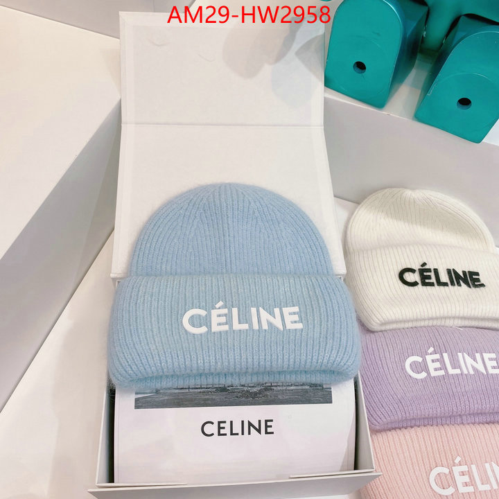 Cap (Hat)-Celine,buy first copy replica , ID: HW2958,$: 29USD