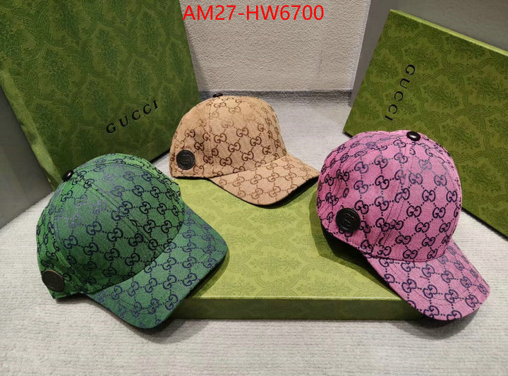 Cap (Hat)-Gucci,knockoff , ID: HW6700,$: 27USD