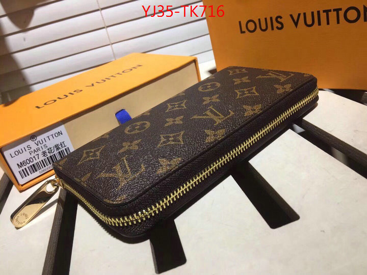 LV Bags(4A)-Wallet,ID: TK716,$:35USD