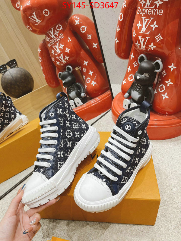 Women Shoes-LV,aaaaa replica , ID: SD3647,$: 145USD