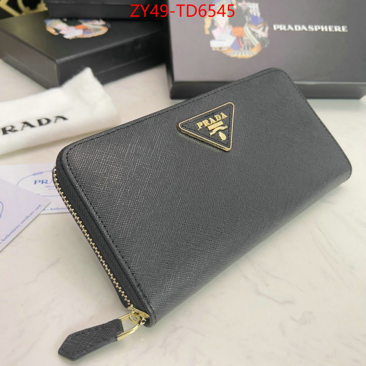 Prada Bags(4A)-Wallet,buy replica ,ID: TD6545,$: 49USD