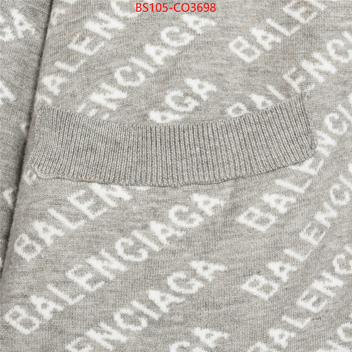 Clothing-Balenciaga,7 star quality designer replica , ID: CO3698,$: 105USD