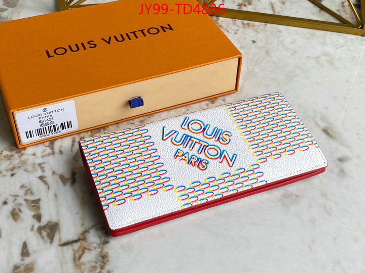 LV Bags(TOP)-Wallet,ID: TD4886,$:99USD