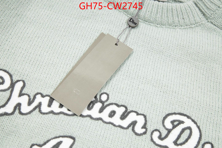 Clothing-Dior,from china 2023 , ID: CW2745,$: 75USD