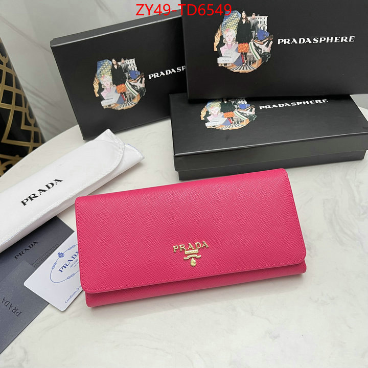 Prada Bags(4A)-Wallet,1:1 replica ,ID: TD6549,$: 49USD