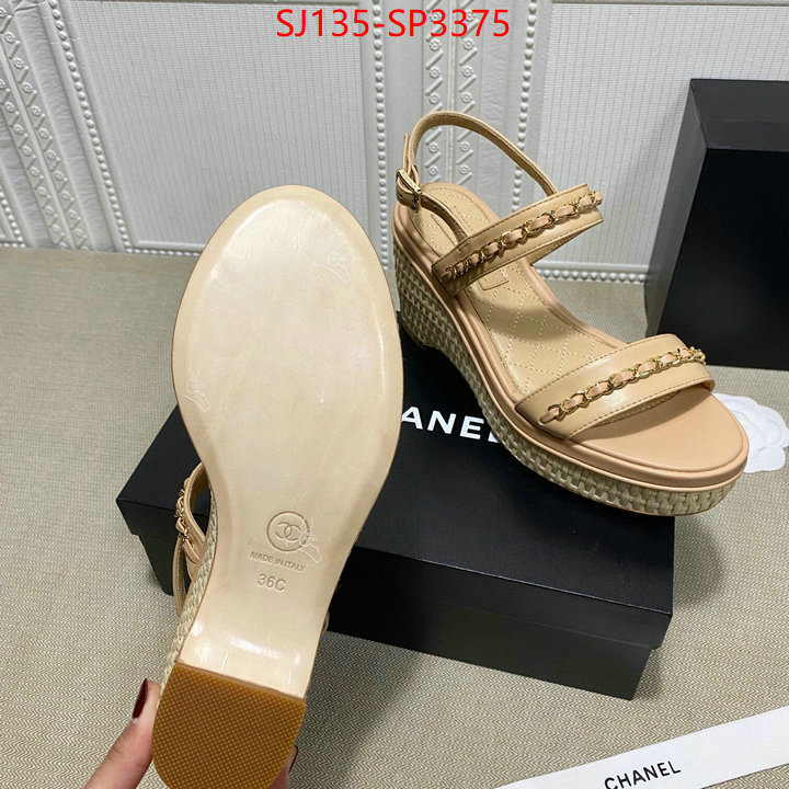 Women Shoes-Chanel,new , ID: SP3375,$: 135USD