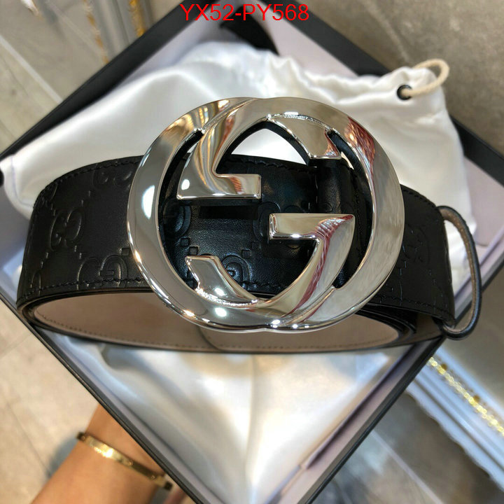 Belts-Gucci,wholesale replica shop , ID: PY568,$:52USD