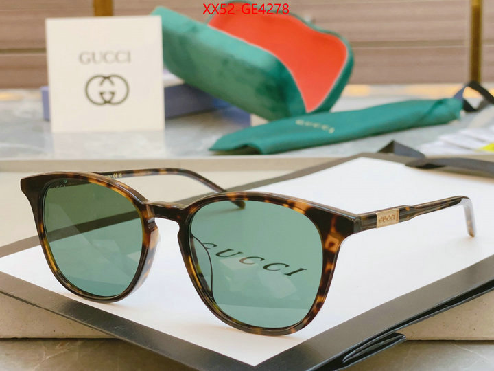 Glasses-Gucci,outlet sale store , ID: GE4278,$: 52USD