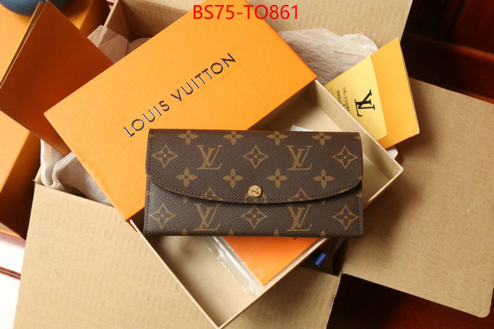 LV Bags(TOP)-Wallet,ID: TO861,$: 75USD