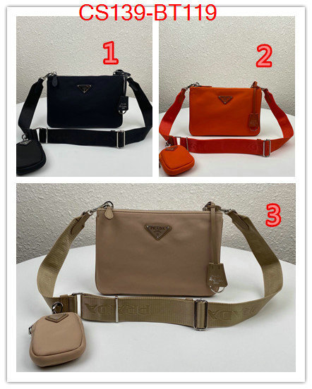 Prada Bags(TOP)-Diagonal-,ID: BT119,$: 139USD