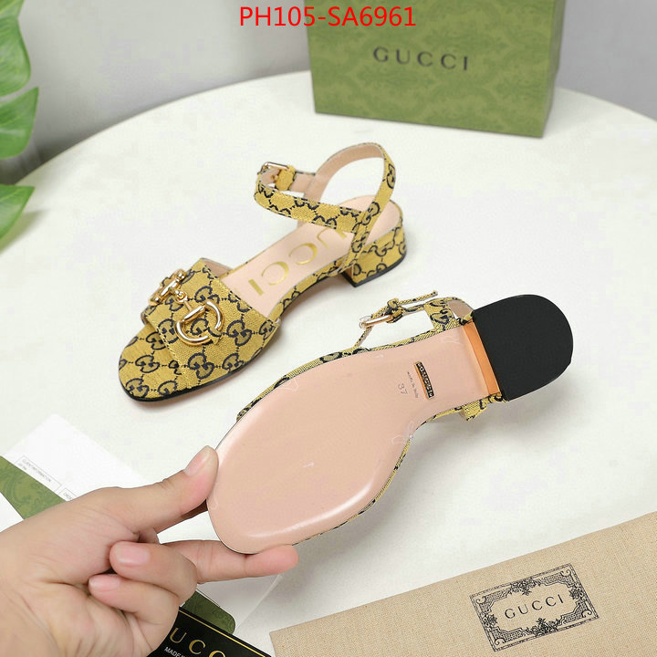 Women Shoes-Gucci,the highest quality fake , ID: SA6961,$: 105USD