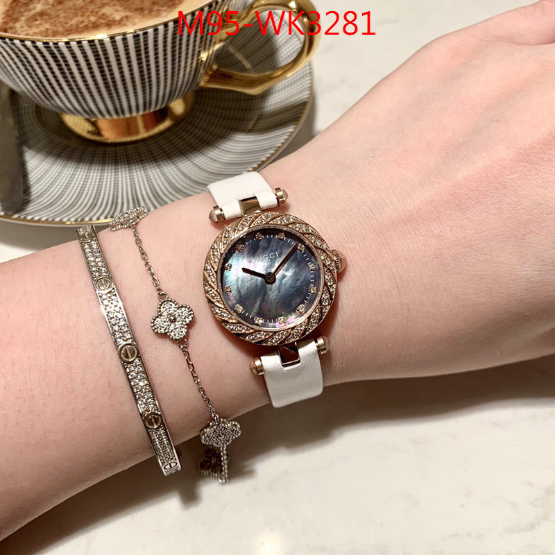 Watch(4A)-Gucci,shop cheap high quality 1:1 replica , ID: WK3281,$:95USD