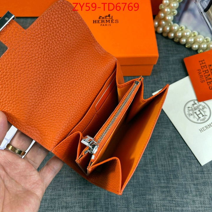 Hermes Bags(4A)-Wallet-,replica 1:1 ,ID: TD6769,$: 59USD