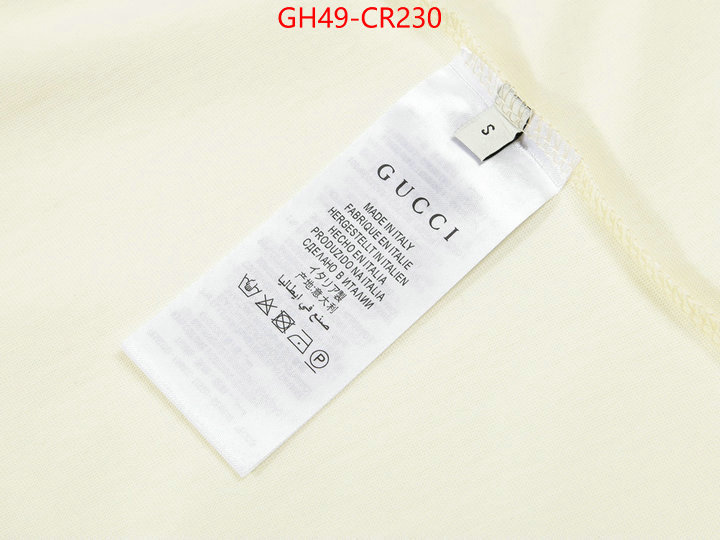 Clothing-Gucci,top perfect fake , ID: CR230,$: 49USD